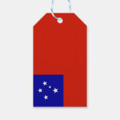 Samoa-vlag Cadeaulabel (Voorkant)