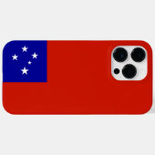 Samoa-vlag Case-Mate iPhone Case (Achterkant (horizontaal))