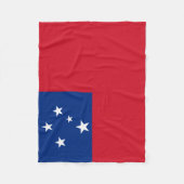 Samoa Vlag Fleece Deken (Voorkant)
