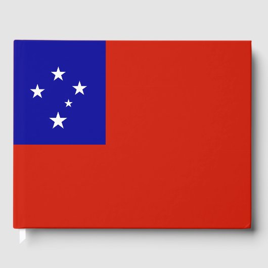 Samoa-vlag Gastenboek (Voorkant)