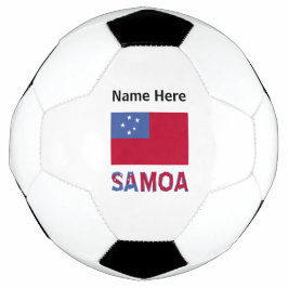 Samoa vlag gepersonaliseerd voetbal