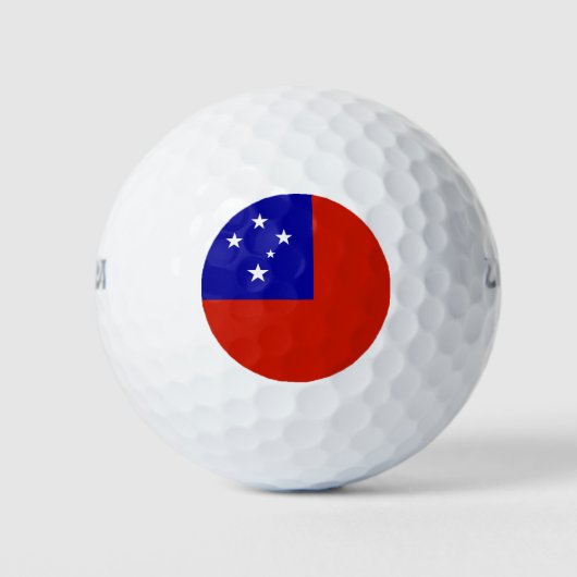 Samoa-vlag Golfballen (Voorkant)