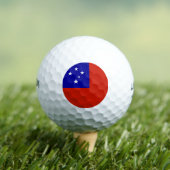 Samoa-vlag Golfballen (Insitu Shirt)