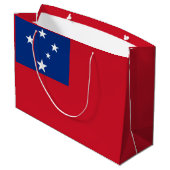 Samoa Vlag Groot Cadeauzakje (Achterkant Gekanteld)