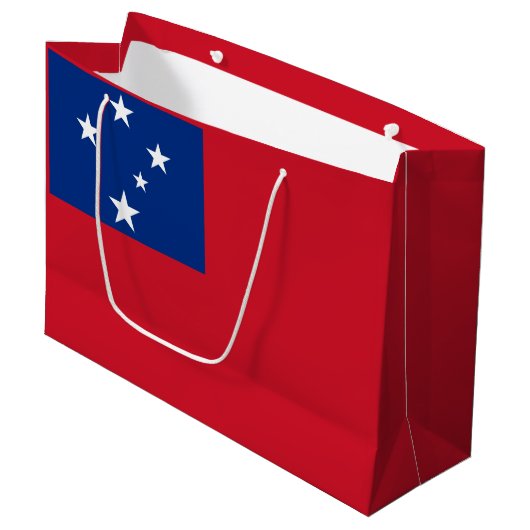Samoa Vlag Groot Cadeauzakje (Voorkant Gekanteld)