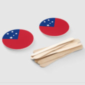 Samoa Vlag Handwaaier (Niet-gemonteerd)