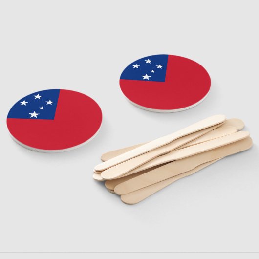 Samoa Vlag Handwaaier (Niet-gemonteerd)