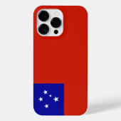 Samoa-vlag iPhone Hoesje (Achterkant)