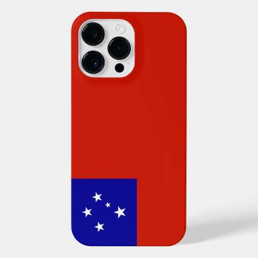 Samoa-vlag iPhone Hoesje (Achterkant)