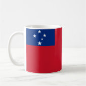 Samoa Vlag Keramische Koffie Mok (Links)