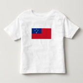 Samoa Vlag Kinder Shirts (Voorkant)