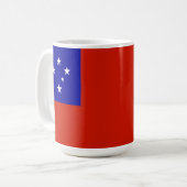 Samoa-vlag Koffiemok (Voorkant links)