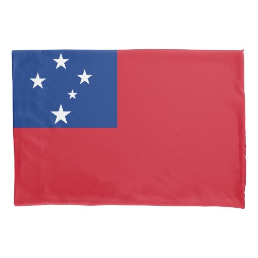 Samoa Vlag Kussensloop (Voorkant)
