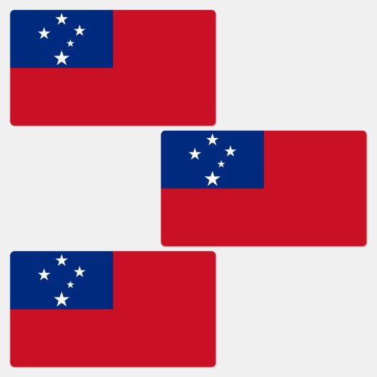 Samoa Vlag Labels (Groep)