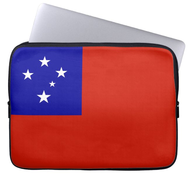 Samoa-vlag Laptop Sleeve (Voorkant)