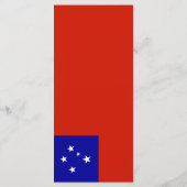 Samoa-vlag Menu (Achterkant)