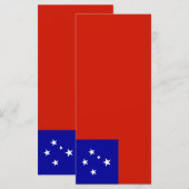 Samoa-vlag Menu (Voorkant / Achterkant)