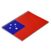 Samoa-vlag Notitieboek (Linkerzijde)