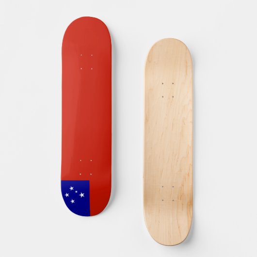 Samoa-vlag Persoonlijk Skateboard (Voorkant)