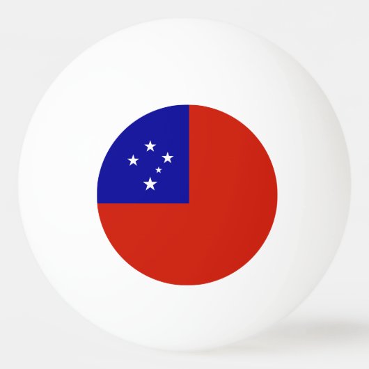 Samoa-vlag Pingpongbal (Achterkant)