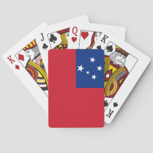 Samoa Vlag Pokerkaarten