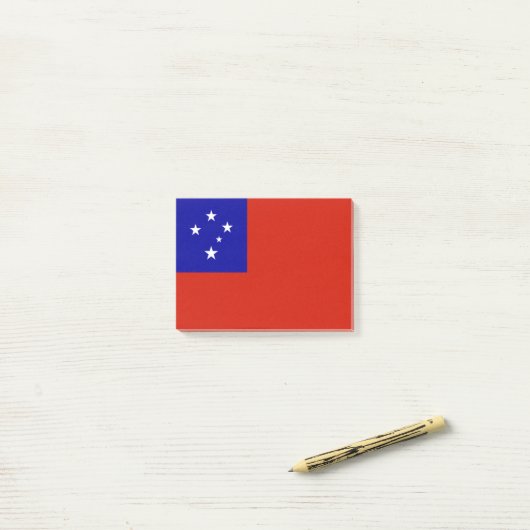 Samoa-vlag Post-it® Notes (Op bureau)