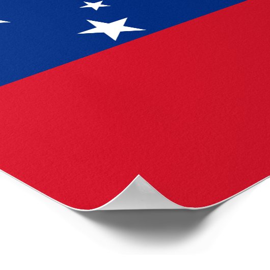 Samoa Vlag Poster (Hoek)