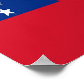 Samoa - vlag - poster (Hoek)