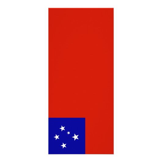 Samoa-vlag Reclamekaart (Voorkant)