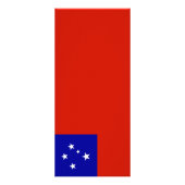 Samoa-vlag Reclamekaart (Achterkant)
