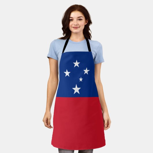 Samoa Vlag Schort (Gedragen)