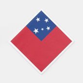 Samoa Vlag Servet (Hoek)