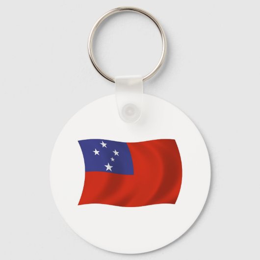 Samoa Vlag Sleutelhanger (Voorkant)