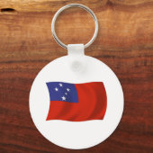 Samoa Vlag Sleutelhanger (Voorkant)