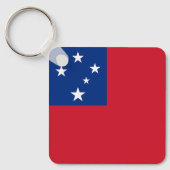 Samoa Vlag Sleutelhanger (Voorkant)