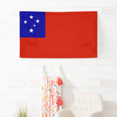 Samoa-vlag Spandoek (Insitu)