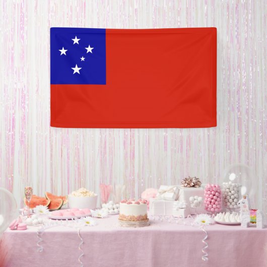Samoa-vlag Spandoek (Feest)