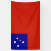 Samoa-vlag Spandoek (Verticaal)