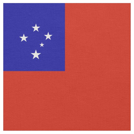 Samoa-vlag Stof (Close Up)