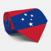 Samoa Vlag Stropdas (Opgerold)