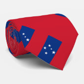Samoa Vlag Stropdas (Opgerold)