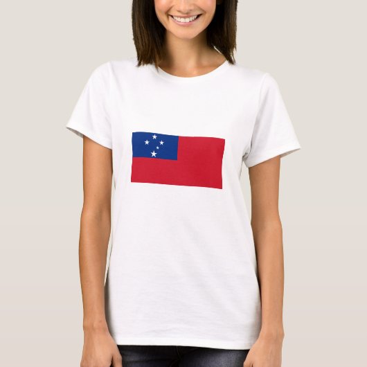 Samoa Vlag T-shirt (Voorkant)