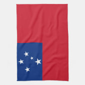 Samoa Vlag Theedoek (Verticaal)