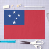 Samoa Vlag Tissuepapier (Craft)