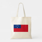 Samoa Vlag Tote Bag (Achterkant)
