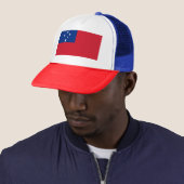 Samoa Vlag Trucker Pet (In situ)