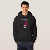 Samoa Voetbal Samoa Flag Football Samoaanse Pride  Hoodie (Voorkant volledig)