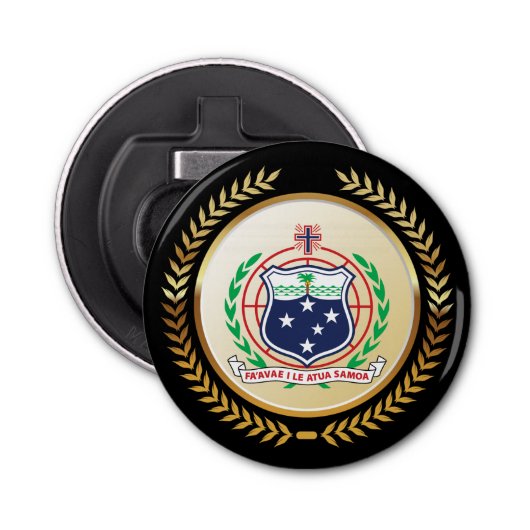 Samoa-wapenstilstand Button Flesopener (Voorkant)