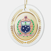 Samoa-wapenstilstand Keramisch Ornament (Links)