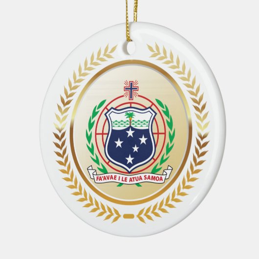 Samoa-wapenstilstand Keramisch Ornament (Links)